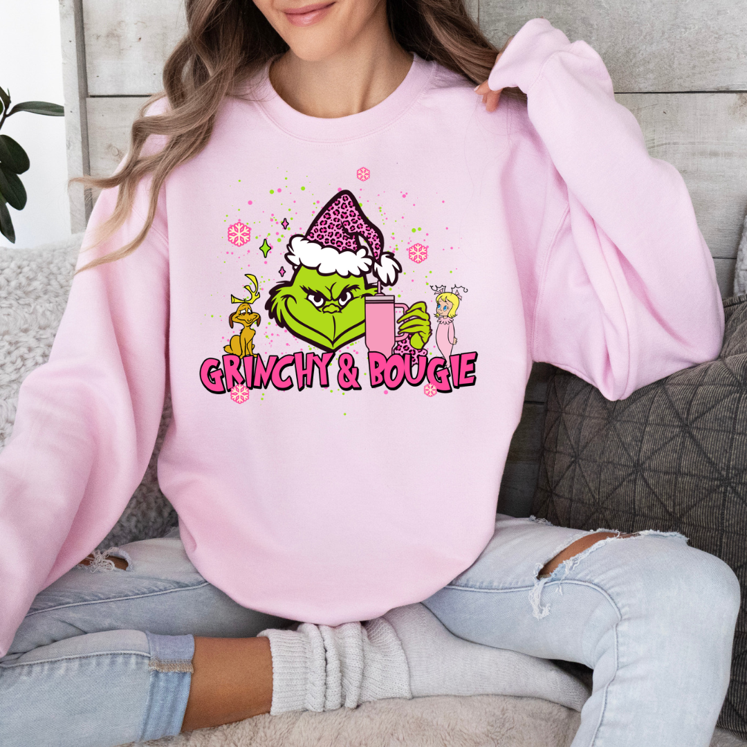 Grinchy & Bougie Crewneck