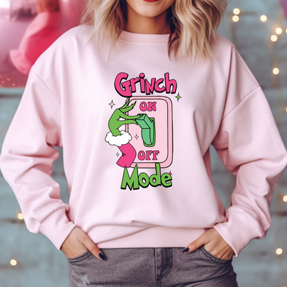 Grinch On/Off Mode Crewneck