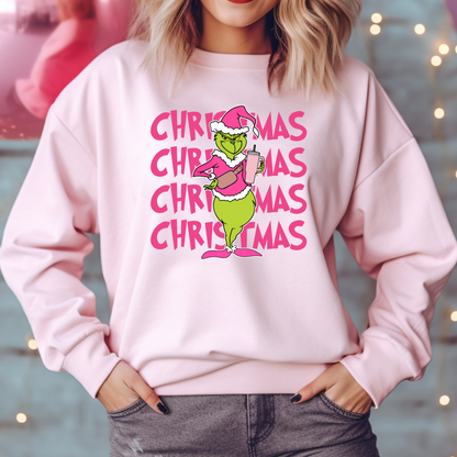 Christmas Grinch Crewneck