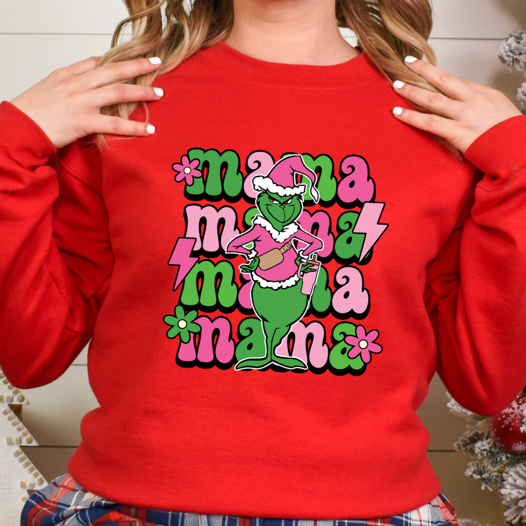 Mama Grinch Crewneck