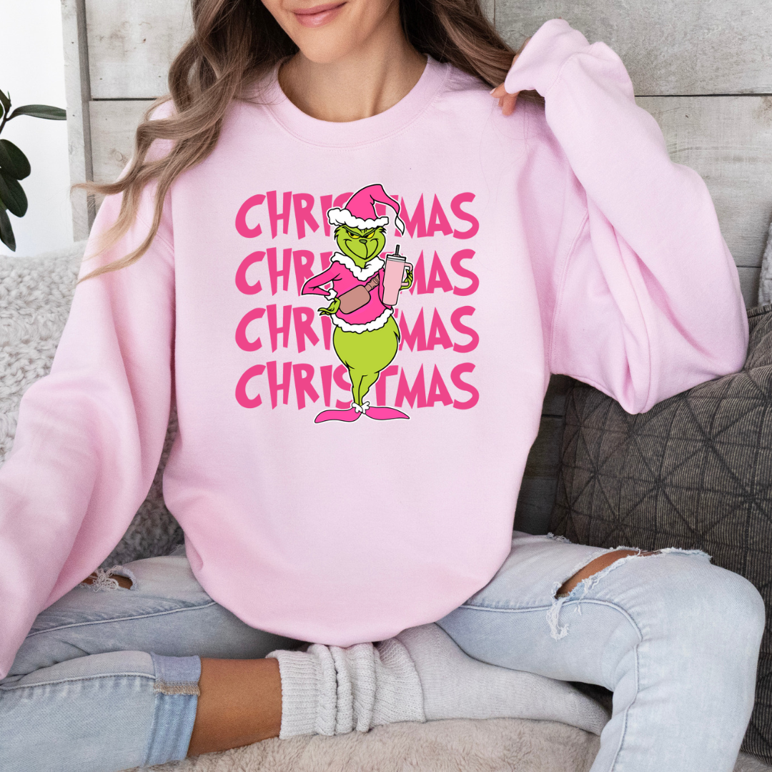 Christmas Grinch Crewneck