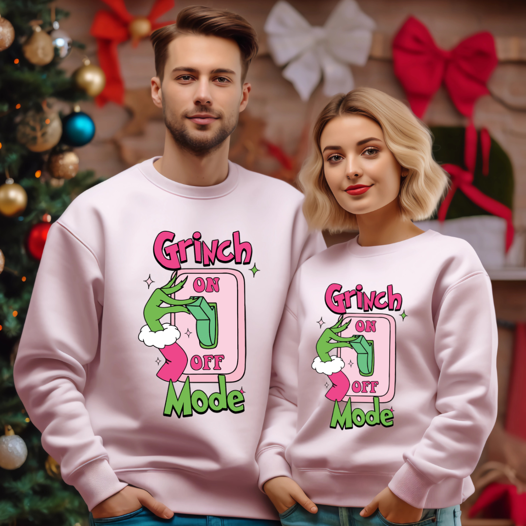 Grinch On/Off Mode Crewneck