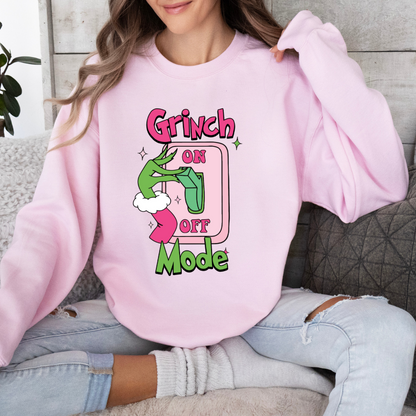 Grinch On/Off Mode Crewneck