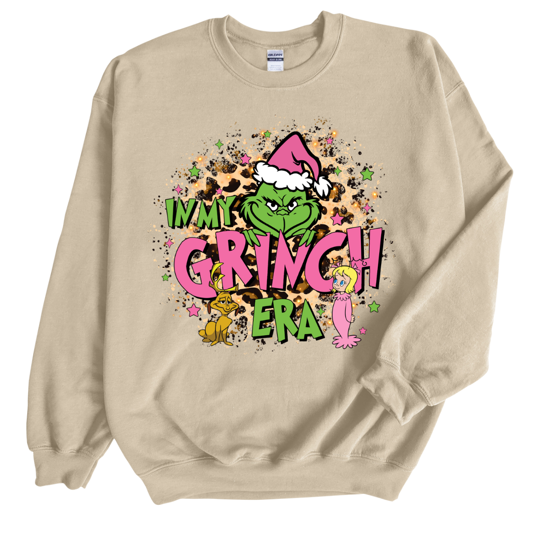 In my Grinch Era Crewneck