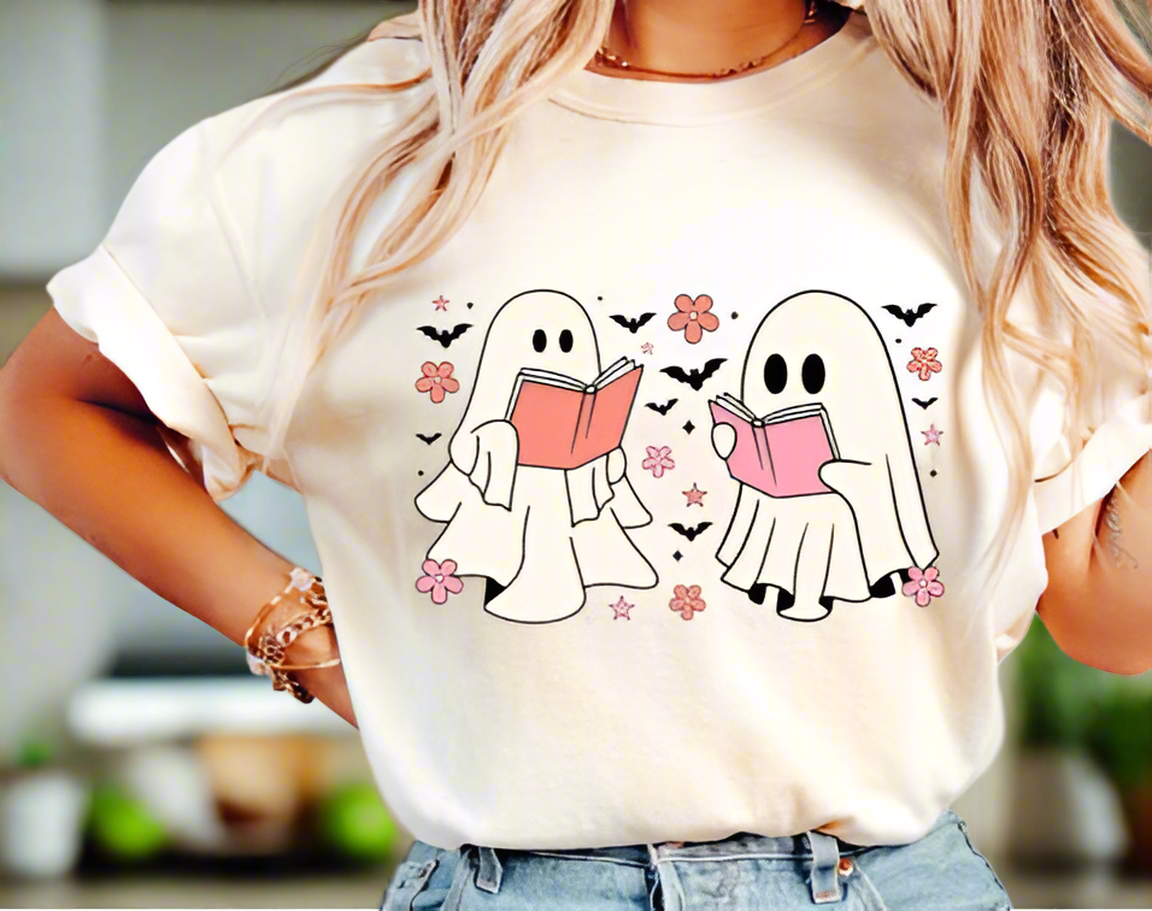 Cute Ghost Book Lover