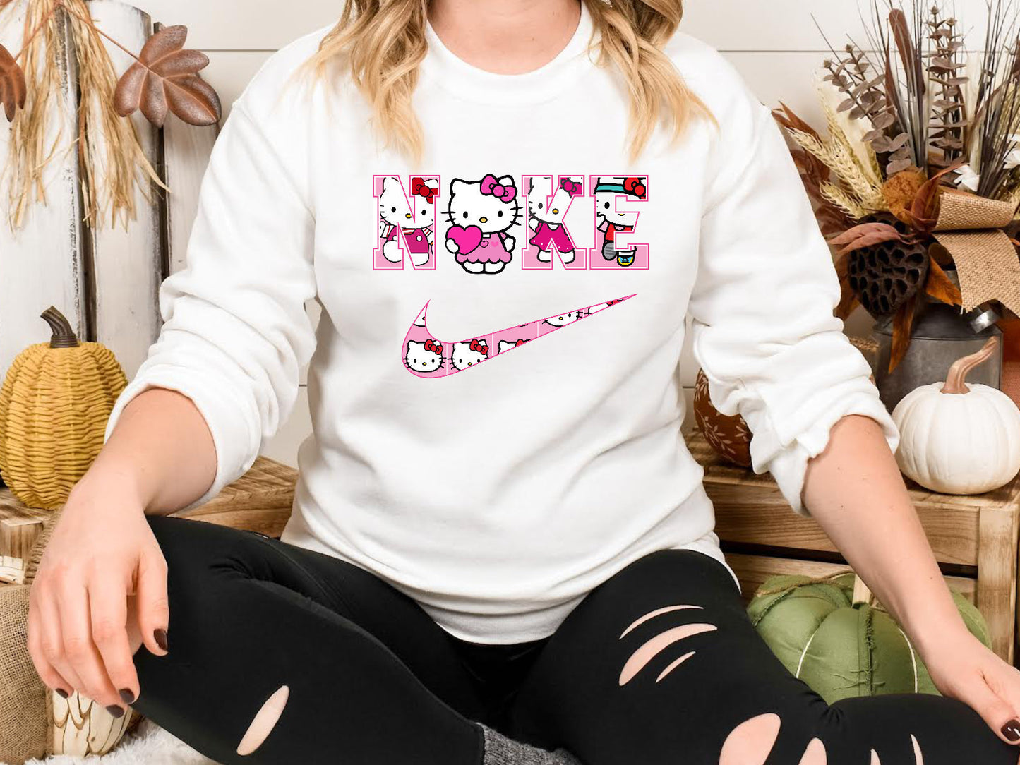 Kitty Crewneck Black